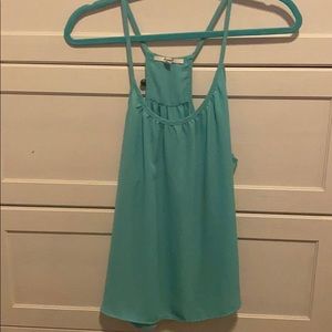 Teal tank top
